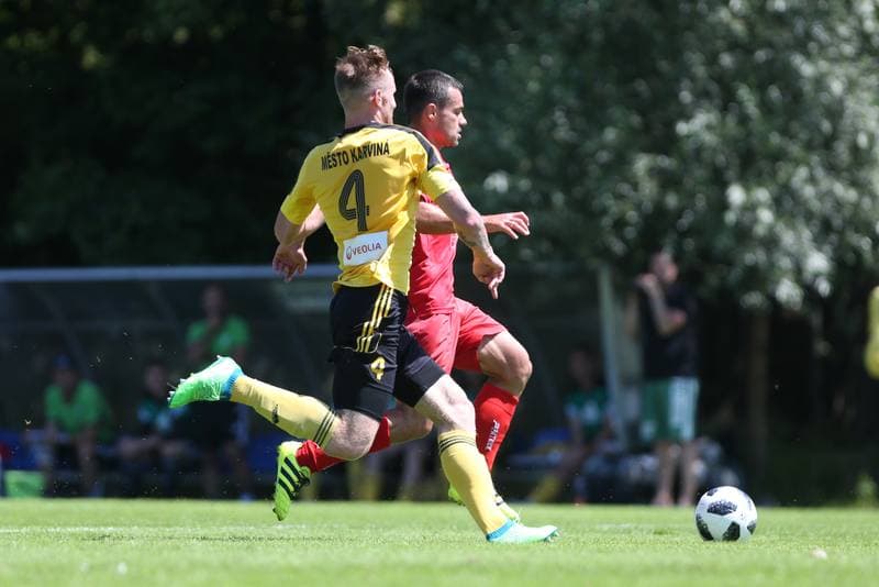 Football. Sparing. Zaglebie Sosnowiec - MFK Karvina. 04.07.2018