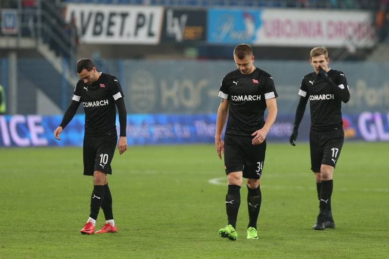 Football. Lotto Ekstraklasa. Piast Gliwice - Cracovia Krakow. 18.11.2017