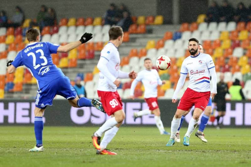 Football. Nice I Liga. Podbeskidzie Bielsko-Biala - Stal Mielec. 21.11.2017