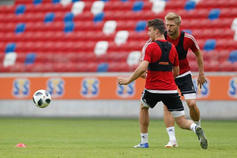 Football. Gornik Zabrze. Training. 11.07.2018