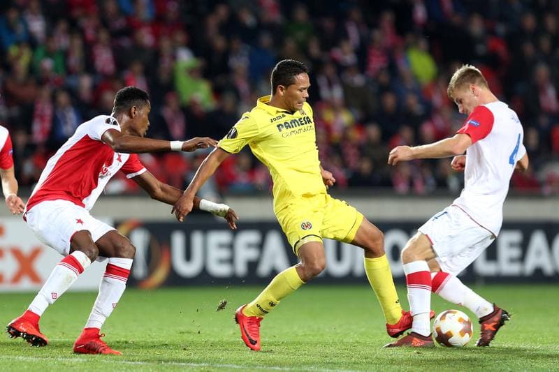 Football. UEFA Europa League. Slavia Prague - Villarreal CF. 02.11.2017