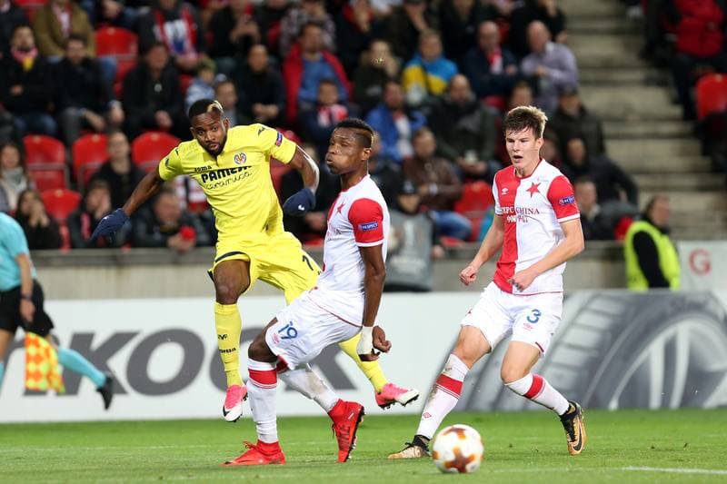Football. UEFA Europa League. Slavia Prague - Villarreal CF. 02.11.2017