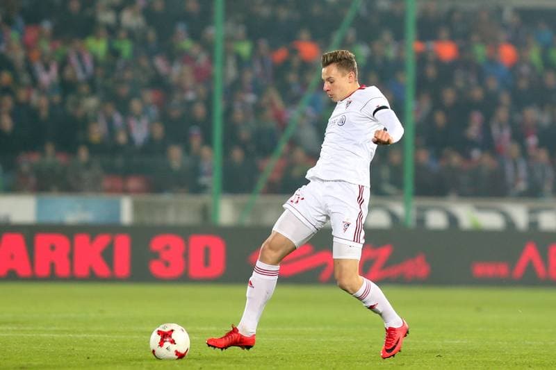 Football. Lotto Ekstraklasa. Gornik Zabrze - Lech Poznan. 04.11.2017