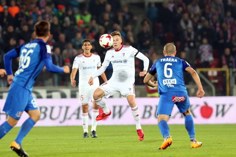 Football. Lotto Ekstraklasa. Gornik Zabrze - Lech Poznan. 04.11.2017