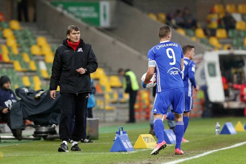 Football. Nice I Liga. Podbeskidzie Bielsko-Biala - Stal Mielec. 21.11.2017