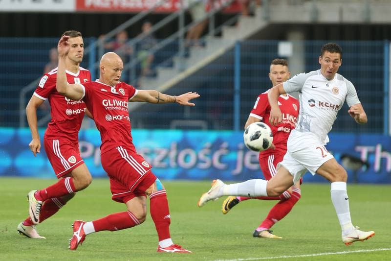Football. PKO BP Ekstraklasa. Piast Gliwice - Zaglebie Lubin. 04.08.2018