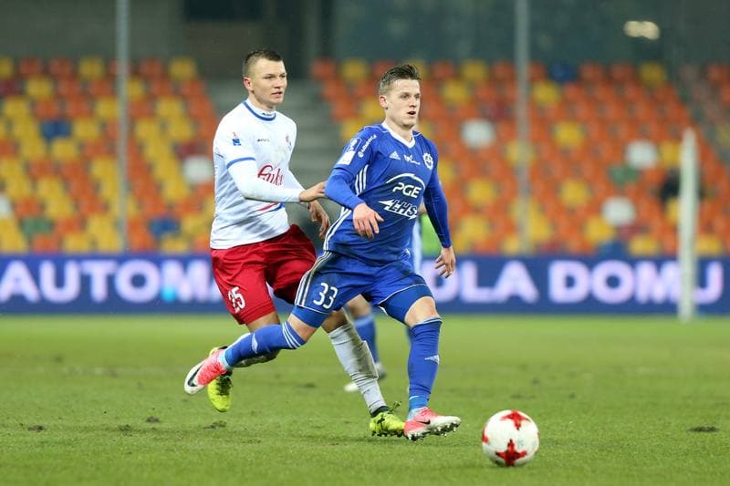 Football. Nice I Liga. Podbeskidzie Bielsko-Biala - Stal Mielec. 21.11.2017