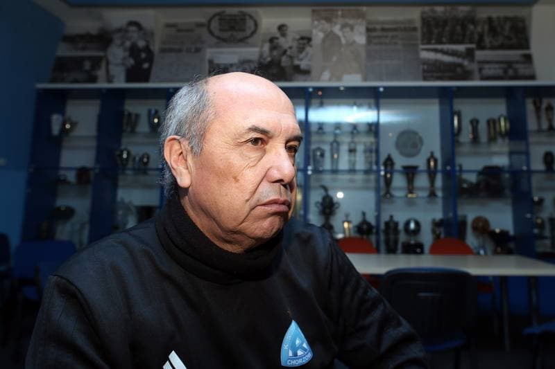 Football. Ruch Chorzow. Press Conference. 29.11.2017