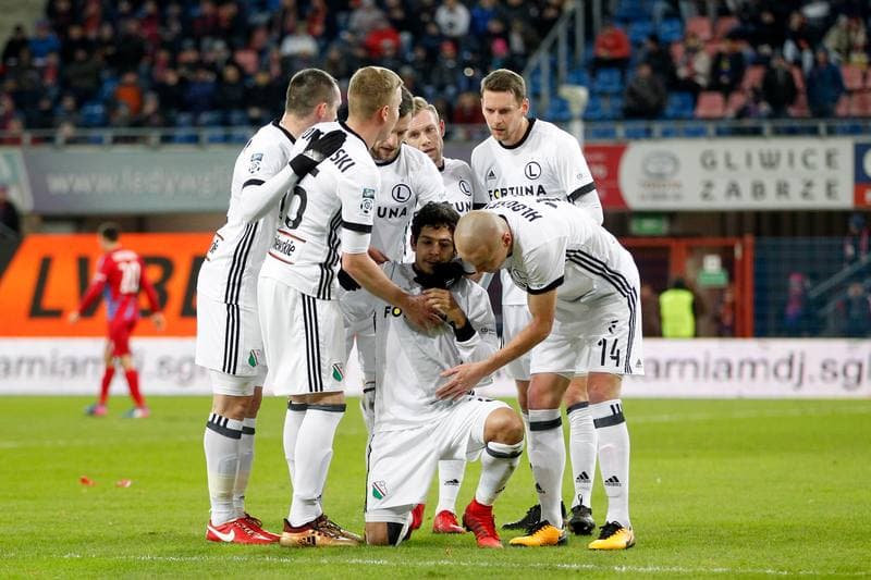 Football. Lotto Ekstraklasa. Piast Gliwice - Legia Warsaw. 12.12.2017