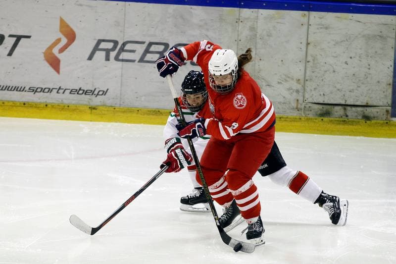 Ice Hockey. Women's U18 Olympic Hopes Tournament. Poland - Hungary. 17.12.2017