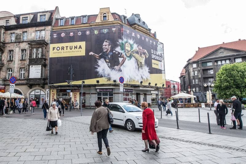 Football. Fortuna I Liga. Billboard. 08.05.2019