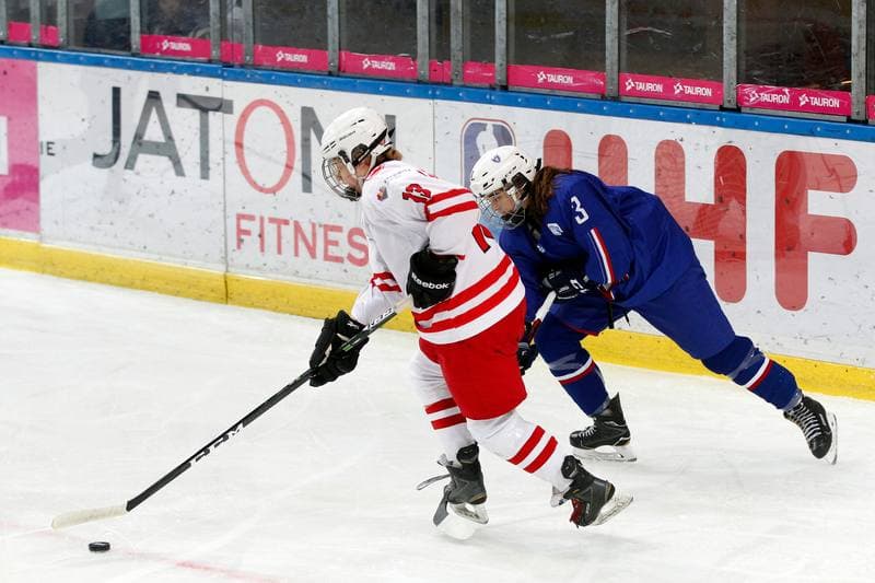 Ice Hockey. Women's U18 World Championship Division 1B. Poland - France. 11.01.2018