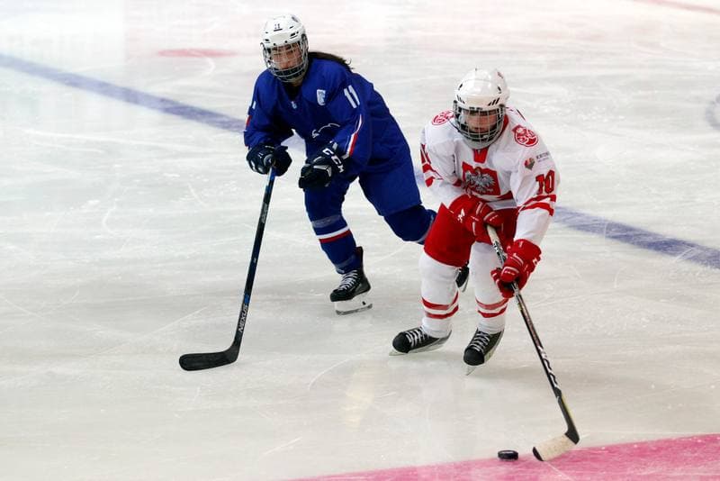 Ice Hockey. Women's U18 World Championship Division 1B. Poland - France. 11.01.2018