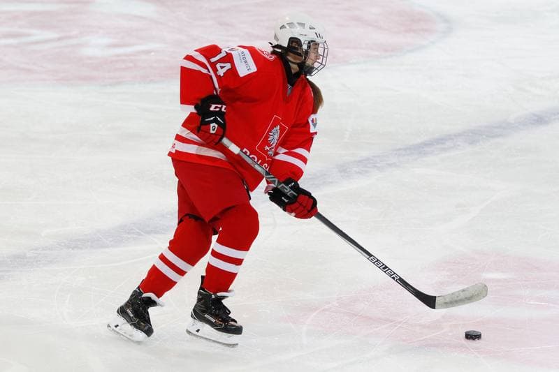 Ice Hockey. Women's U18. Poland - France. 03.01.2018