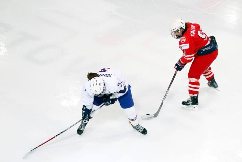 Ice Hockey. Women's U18. Poland - France. 03.01.2018