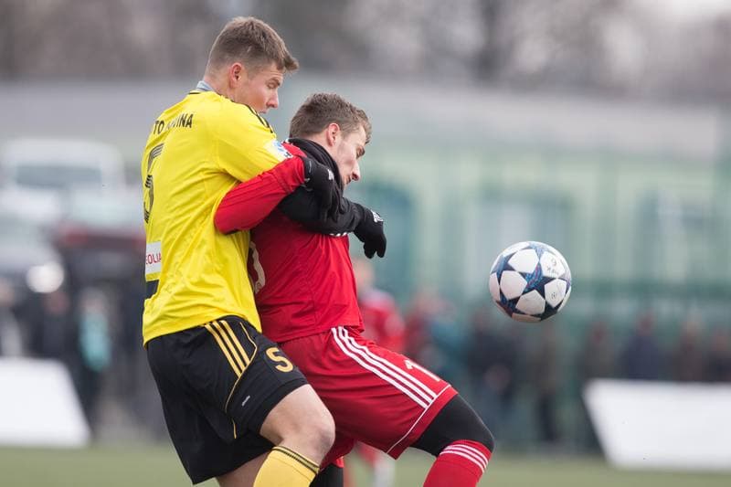 Football. Sparing. MFK Karvina - Gornik Zabrze. 13.01.2018