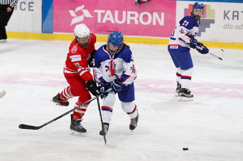 Ice Hockey. Women's U18 World Championship Division 1B. Poland - Great Britain. 12.01.2018
