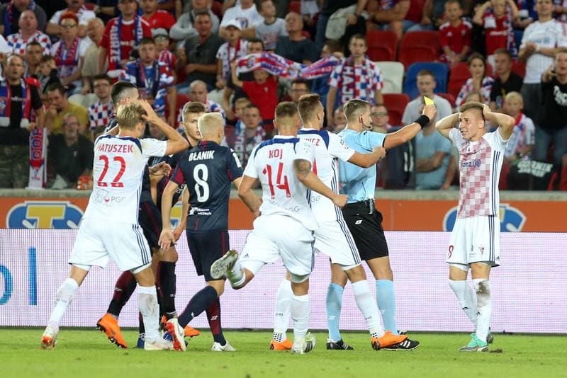 Football. Lotto Ekstraklasa. Gornik Zabrze - Pogon Szczecin. 31.08.2018