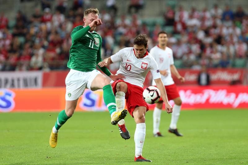 Football. International Friendly. Poland - Republic of Ireland. 11.09.2018
