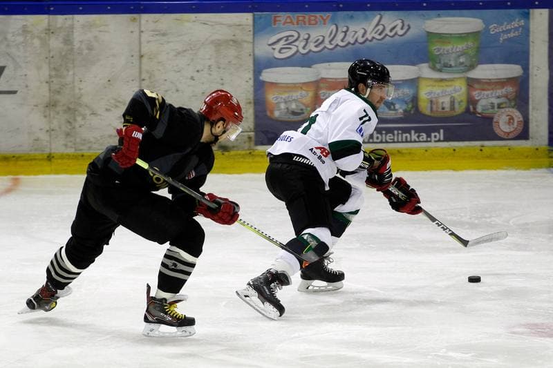 Ice Hockey. Polska Hokej Liga. Anteo Naprzod Janow - Comarch Cracovia Krakow. 19.01.2018