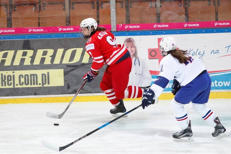 Ice Hockey. Women's U18. Poland - France. 03.01.2018
