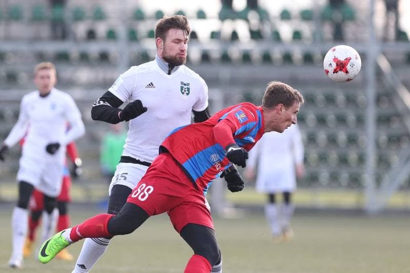 Football. Sparing. MFK Karvina - Piast Gliwice. 20.01.2018