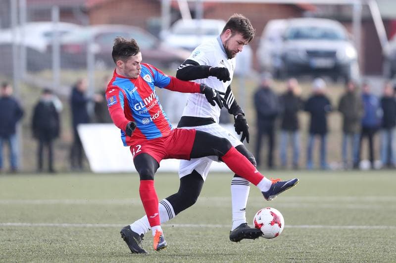 Football. Sparing. MFK Karvina - Piast Gliwice. 20.01.2018