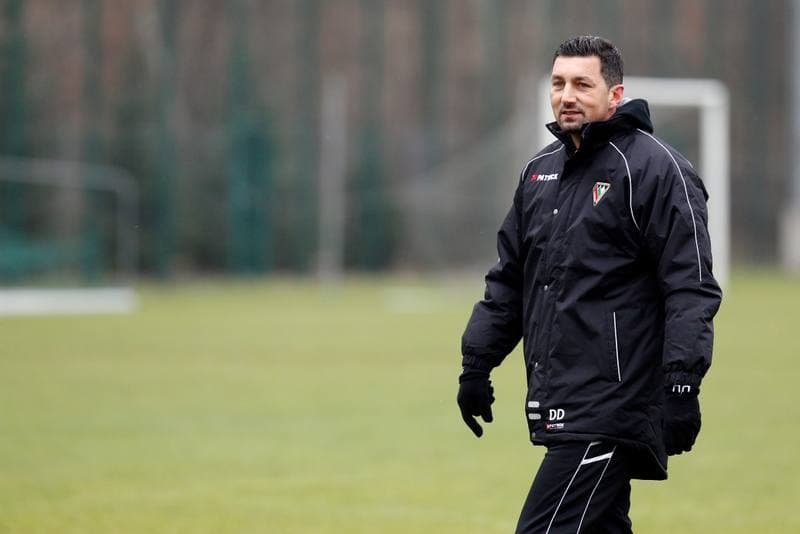 Football. Zaglebie Sosnowiec. Training. 08.01.2018
