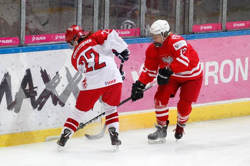 Ice Hockey. Women's U18 World Championship Division 1B. Poland - Denmark. 09.01.2018