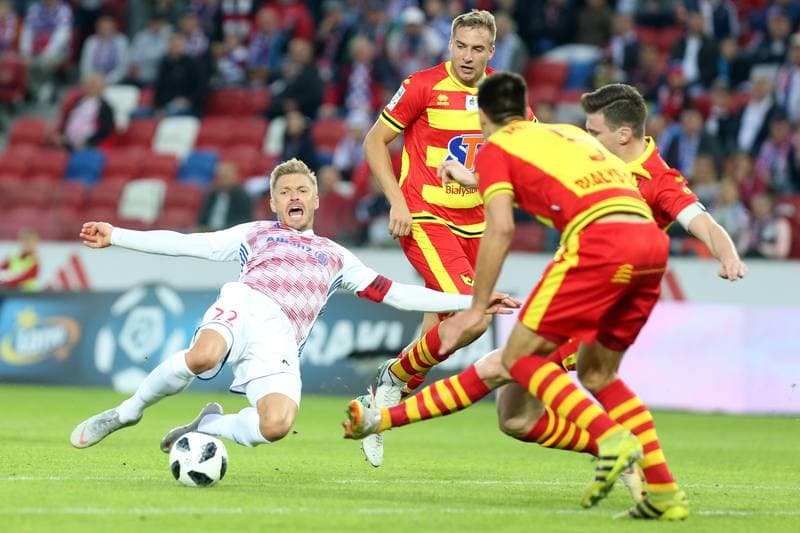 Football. Lotto Ekstraklasa. Gornik Zabrze - Jagiellonia Bialystok. 23.09.2018