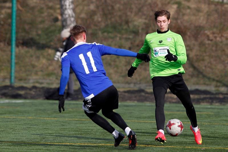 Football. Sparing. Ruch Chorzow - Rozwoj Katowice. 31.01.2018