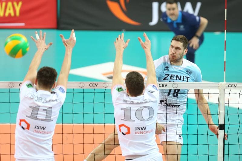 Volleyball. CEV Champions League. Jastrzebski Wegiel - Zenit Kazan. 31.01.2018