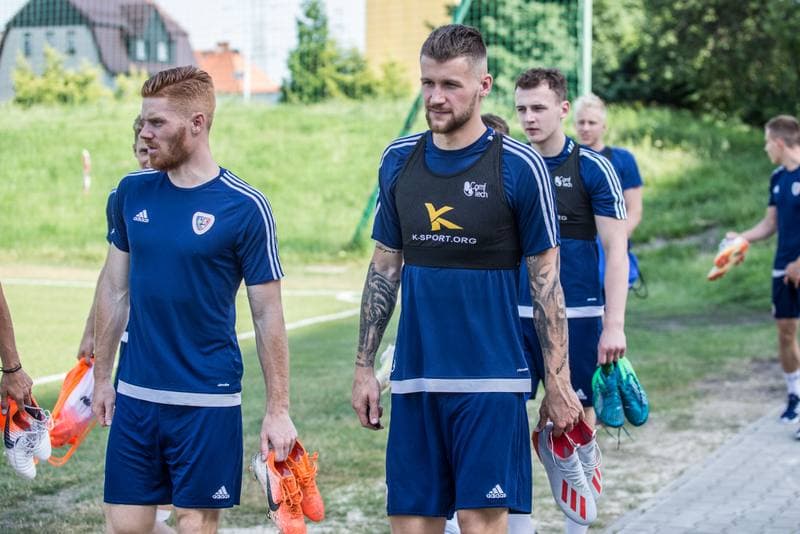 Football. Piast Gliwice. Training. 12.06.2019