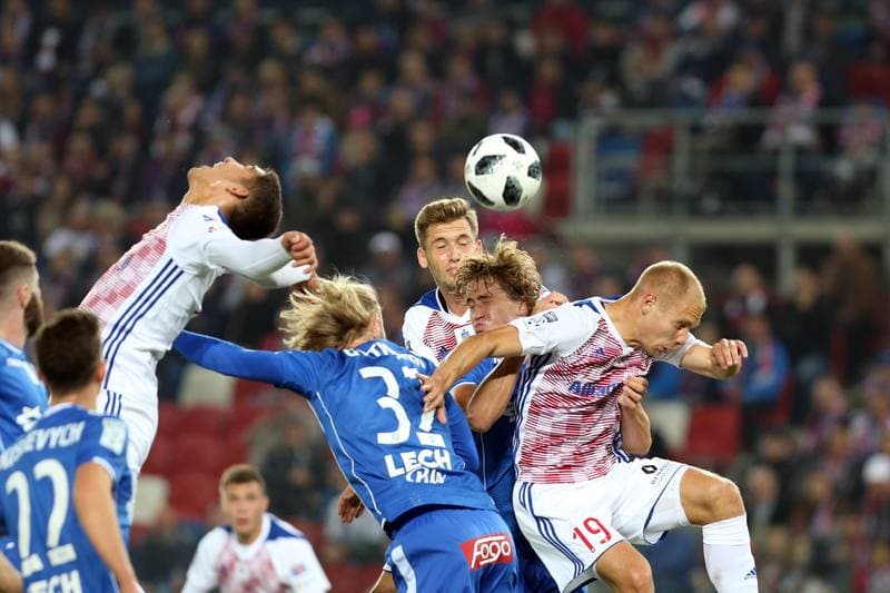 Football. Lotto Ekstraklasa. Gornik Zabrze - Lech Poznan. 05.10.2018