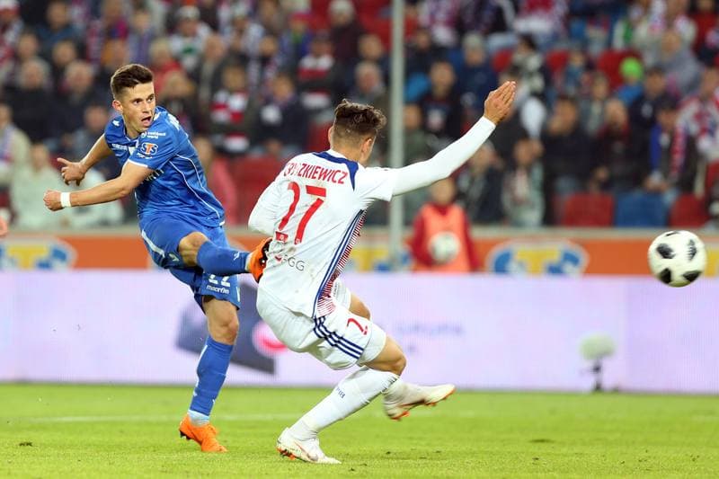 Football. Lotto Ekstraklasa. Gornik Zabrze - Lech Poznan. 05.10.2018
