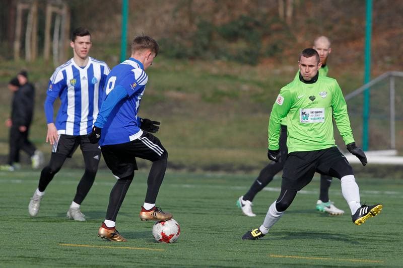 Football. Sparing. Ruch Chorzow - Rozwoj Katowice. 31.01.2018