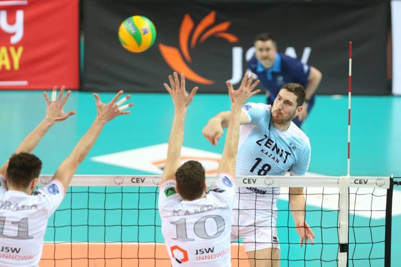 Volleyball. CEV Champions League. Jastrzebski Wegiel - Zenit Kazan. 31.01.2018