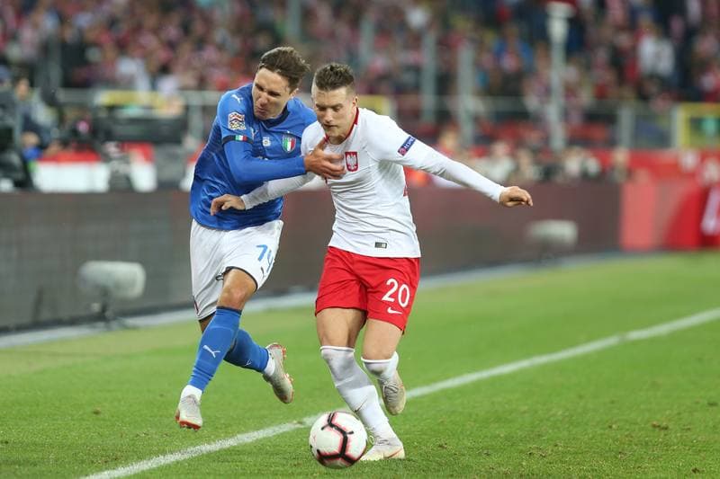 Football. UEFA Nations League. Poland - Italy. 14.10.2018