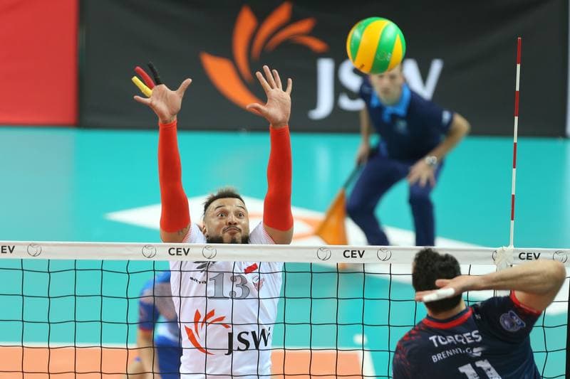 Volleyball. CEV Champions League. Jastrzebski Wegiel - ZAKSA Kedzierzyn-Kozle. 14.03.2018