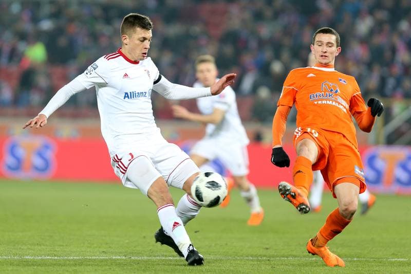 Football. Lotto Ekstraklasa. Gornik Zabrze - Bruk-Bet Termalica Nieciecza. 19.02.2018
