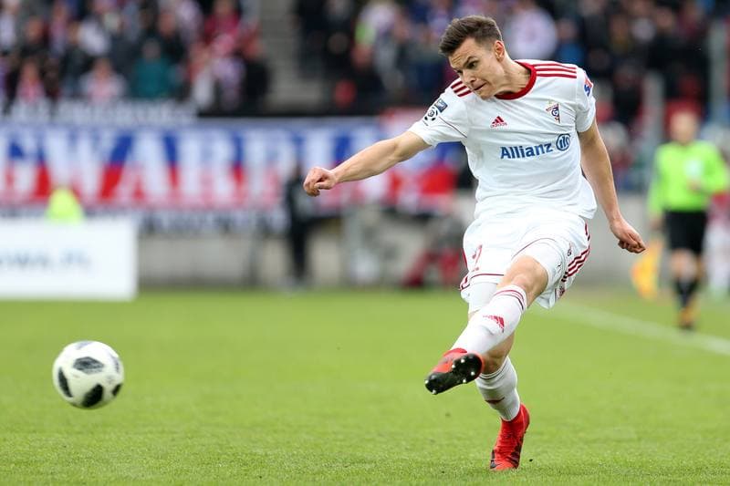 Football. Lotto Ekstraklasa. Gornik Zabrze - Sandecja Nowy Sacz. 31.03.2018