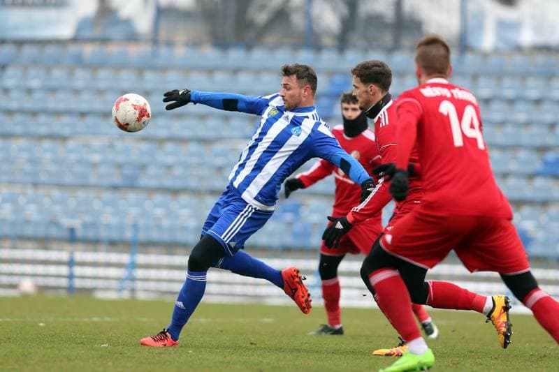 Football. Sparing. Ruch Chorzow - Fotbal Trinec. 23.02.2018