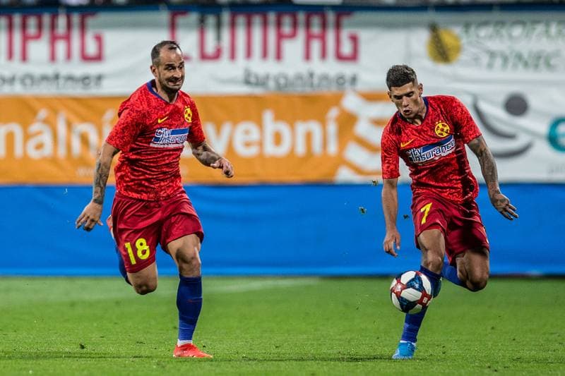 Football. UEFA Europa League. FK Mlada Boleslav - FCSB. 15.08.2019