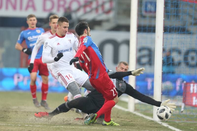 Football. Lotto Ekstraklasa. Piast Gliwice - Gornik Zabrze. 03.03.2018