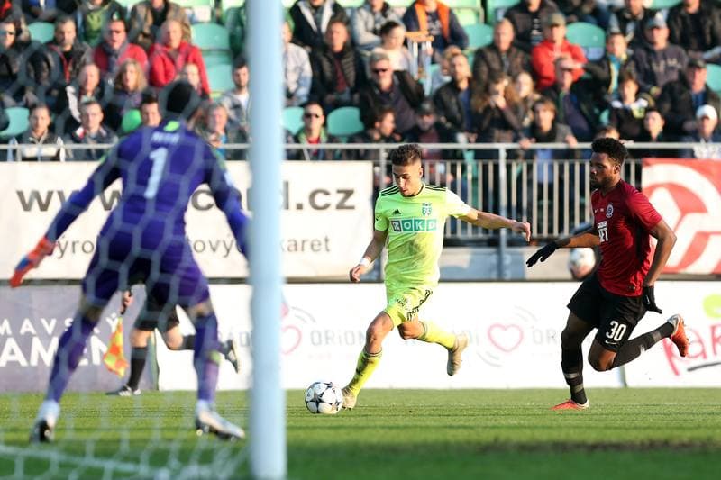 Football. Fortuna:Liga. MFK Karvina - Sparta Prague. 10.11.2018