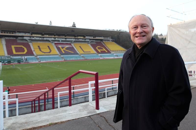 Football. Dukla Prague. Press Conference. 19.11.2018