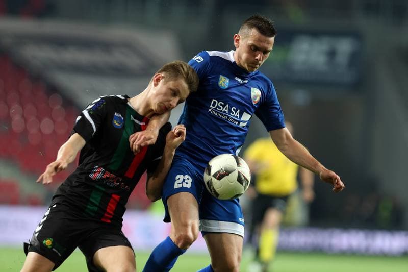 Football. Nice I Liga. GKS Tychy - Miedz Legnica. 04.05.2018