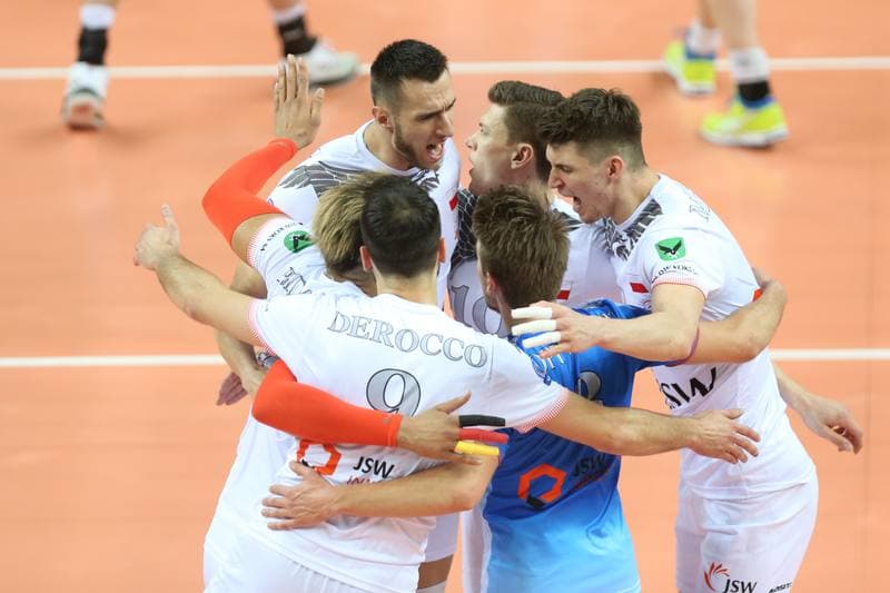 Volleyball. CEV Champions League. Jastrzebski Wegiel - ZAKSA Kedzierzyn-Kozle. 14.03.2018