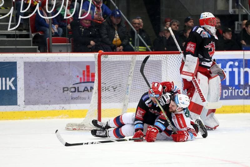 Ice Hockey. TipSport Extraliga. Ocelari Trinec - Dynamo Pardubice. 14.03.2018