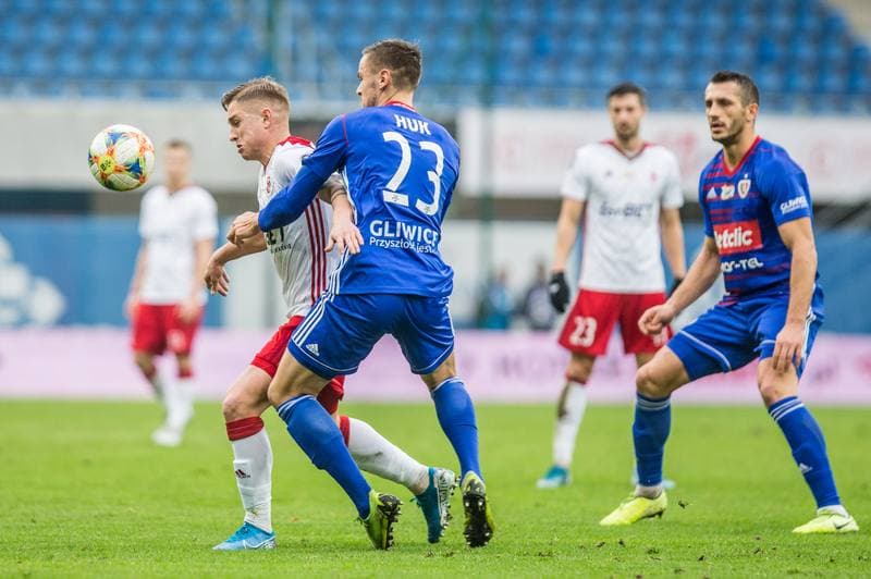 Football. PKO BP Ekstraklasa. Piast Gliwice - LKS Lodz. 15.12.2019